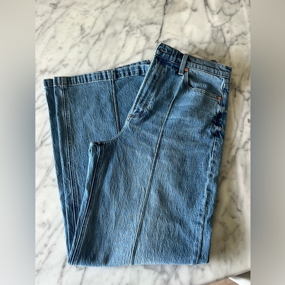 PISTOLA Lana Pintuck High Rise Ultra Wide Leg - Cannes - Picture 2 of 5